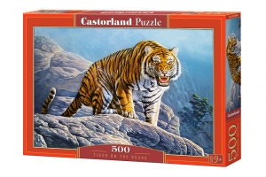 Пазл. Тигр на скалах, 500 эл. (Castorland)